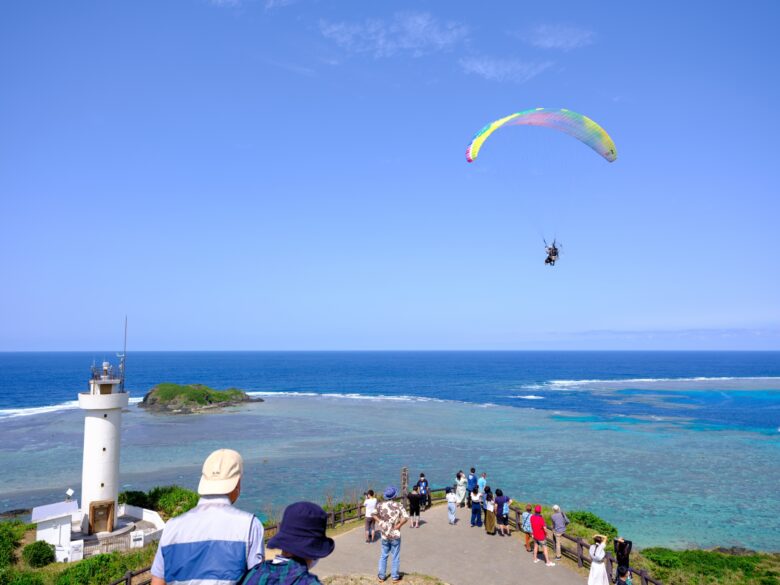 石垣島最北端の平久保崎灯台