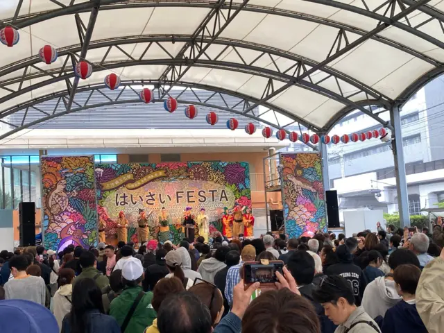 はいさいフェスタに来ています。いろんな方と出会えて最高です。泡盛もたっぷり飲んでます。